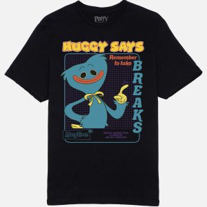 Limited Batch DailyUse Poppy Playtime Huggy Wuggy "Huggy Says" Tee Anti Corrosion Design